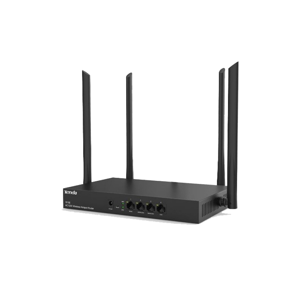 TENDA Router Wireless Hotspot AC1200 W15E